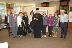 His Eminence Archbishop Elpidophoros and members of the HACCM Board