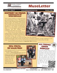 Newsletter with article about Peter Corvallis with his picture and article about the recent walkathon.